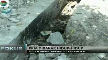 Dua orang telah ditetapkan sebagai tersangka pelaku kasus pembakaran hidup-hidup seorang pria di Bekasi, Jawa Barat.