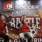 Direktur Roro Jonggrang, Joko Pramuji, memberi keterangan saat jumpa pers di Senayan, Sabtu (11/8/2018). Super Soccer Futsal Battle 2018 akan digelar mulai tanggal 18 Agustus 2018. (Bola.com/M Iqbal Ichsan)