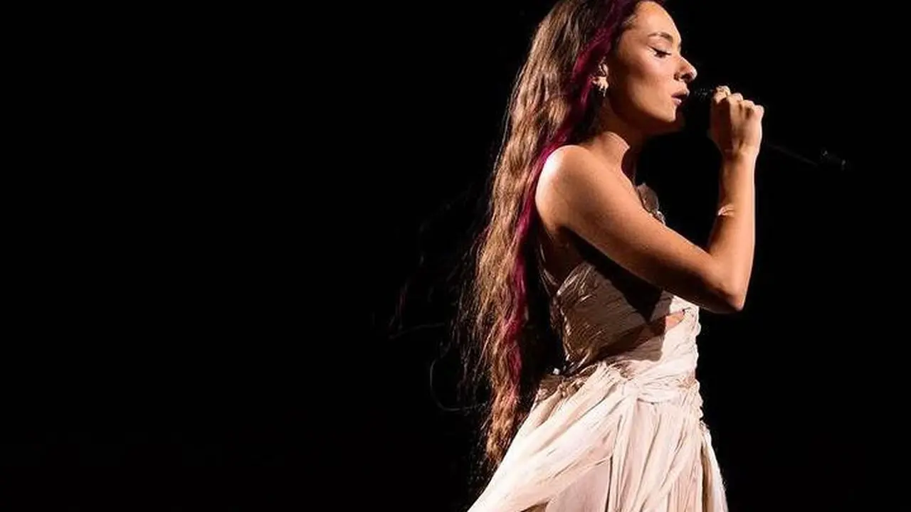 Potret Eden Golen di acara Eurovision