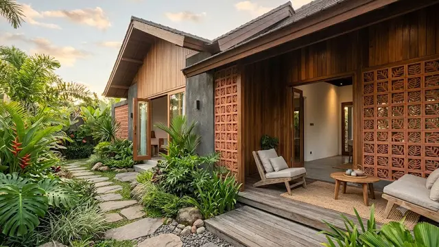 Inspirasi Roster Bermotif Daun untuk Rumah Tropis