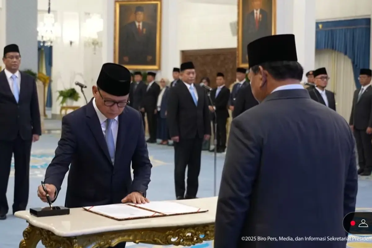 Mukhtarudin resmi dilantik sebagai Menteri Perlindungan Pekerja Migran Indonesia (P2MI).
