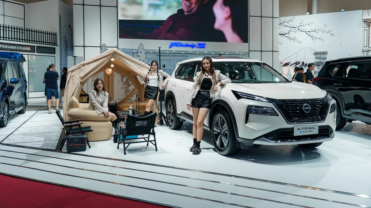 Tampilan mobil X-Trail.