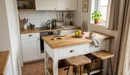 8 Model Kitchen Island Mini untuk Dapur Rumah Mungil, Tak Cuma Cantik tapi Juga Multifungsi