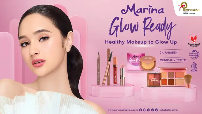 Intip Rekomendasi Produk Marina Glow Ready, Rangkaian Healthy Makeup dengan Skin Loving Ingredients!