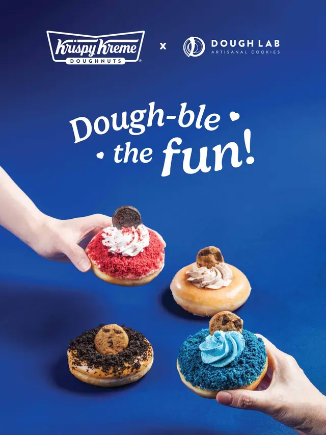 Krispy Kreme dan Dough Lab Kolaborasi, Rilis Varian Donat dengan Sentuhan Cookie yang Menggoda