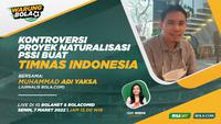 Edisi ngobrol seru di Warung Bola, Senin (7/3/2022) sore ini akan membahas tentang kontroversi proyek naturalisasi PSSI buat Timnas Indonesia.