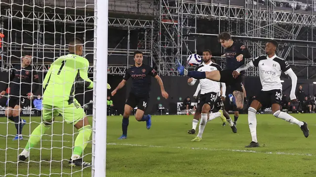 FOTO: Manchester City Bantai Fulham 3-0