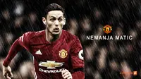 Nemanja Matic, gelandang bertahan Manchester United (Gafis: Abdillah/Liputan6.com))