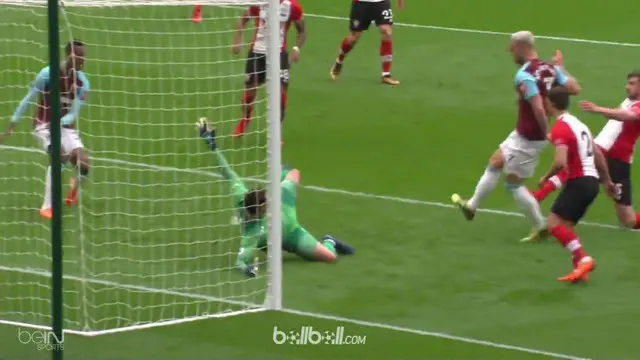 West Ham United 3-0 Southampton | Liga Inggris | Highlight Pertandingan dan Gol-gol