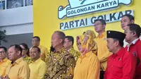 Ketua Umum Partai Golkar Bahlil Lahadalia menyebut Airin Rachmi Diany merupakan salah satu kader terbaik partainya. (Lizsa Egeham).