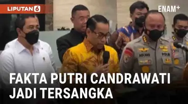 Istri eks Kadiv Propam Polri Irjen Ferdy Sambo, Putri Candrawati (PC) ditetapkan jadi tersangka pembunuhan Brigadir J. Penetapan diumumkan Polri pada konferensi pers di gedung Bareskrim, Jumat (19/8/2022) siang. Berikut fakta-faktanya.