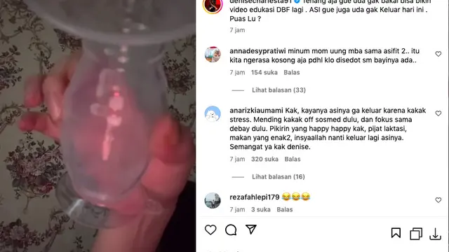 Denise Chariesta Menangis Sambil Klarifikasi Konten Edukasi Menyusui yang Viral di Twitter