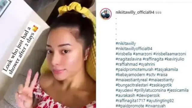 Unggahan Nikita Willy