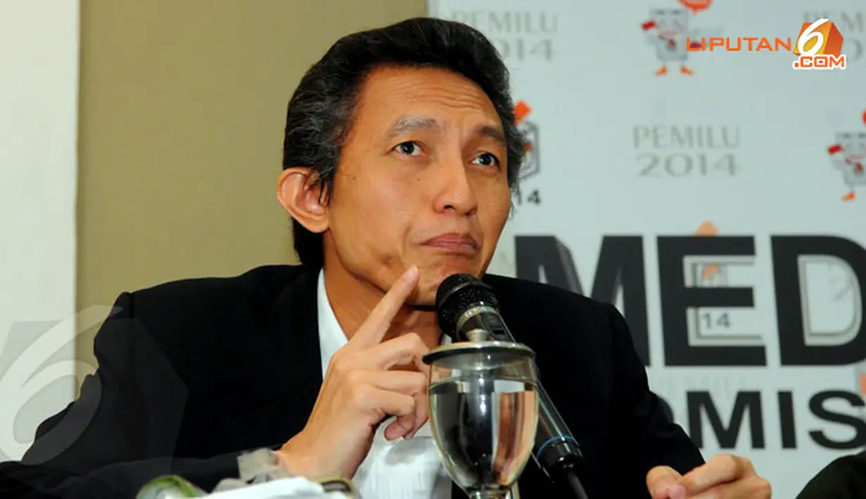 Abdul Hakam Naja mendukung penuh kebijakan KPU mengatur dana kampanye partai politik (Liputan6.com/Faisal R Syam).