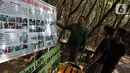Warga melihat kegiatan Masyarakat Pelestarian Hutan Pesisir di Desa Kaliwlingi Kabupaten Brebes, Jawa Tengah (28/03/2022). Hasil budi daya diharapkan dapat meningkatkan perekonomian masyarakat melalui kuliner dan produk cendera mata untuk wisatawan. (Liputan6.com/HO/Ading)       
