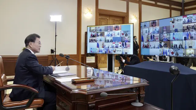 FOTO: Pandemi COVID-19, Pemimpin Dunia Sidang KTT G20 Virtual