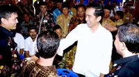 Jokowi di Desa Kragan, Kabupaten Karanganyar, Jawa Tengah.