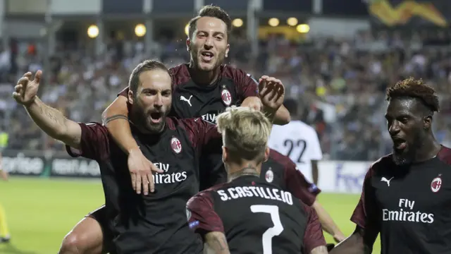 Liga Europa, F91 Dudelange, AC Milan