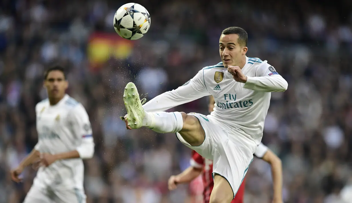 2. Lucas Vazquez - Pemain yang mampu tampil konsisten meski menjadi pemain cadangan di skuad Madrid. Sebelumnya ia ditebus oleh Espanyol degan mahar 500 ribu euro. (AFP/Lluis Gene)