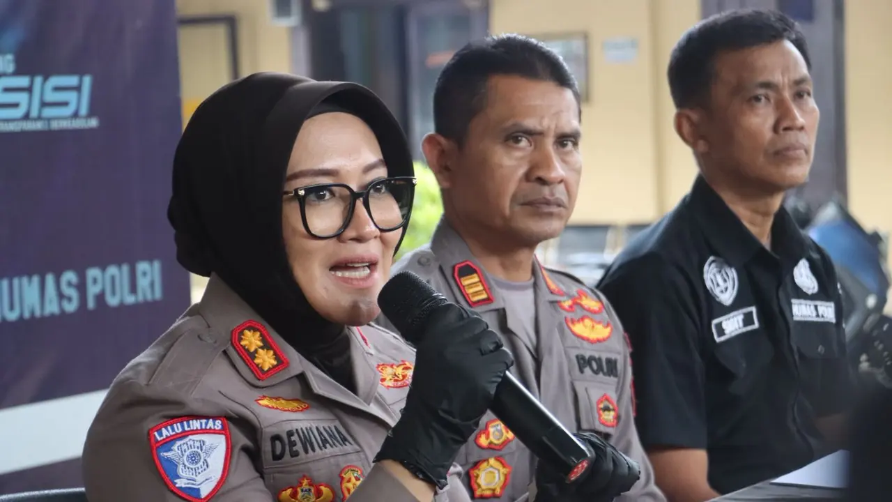 Kapolres Sragen AKBP Dewiana Syamsu Indyasari saat memberi keterangan kepada wartawan Kamis (9/4/2026) (Istimewa)
