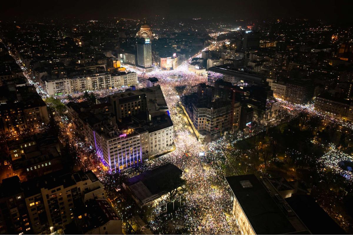 Demo Antikorupsi Terbesar Guncang Serbia