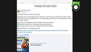 Cek Fakta: Tidak Benar Link Pendaftaran Rekrutmen SKK Migas 2026