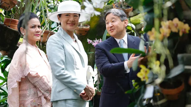Jokowi bersama Kaisar dan Permaisuri Jepang