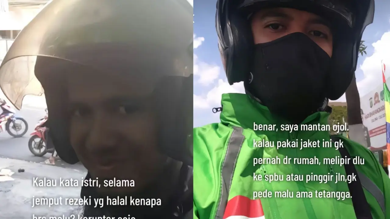 Kisah seorang mantan driver ojol yang dulu sulit beli bensin kini bisa belikan mobil untuk keluarga