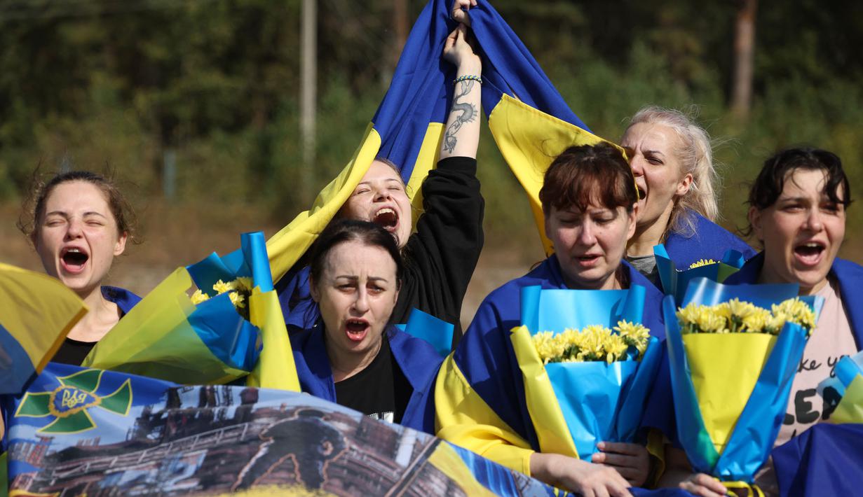 Kedua negara telah bertukar tahanan dalam beberapa kesempatan sejak dimulainya perang besar-besaran di Rusia pada Februari 2022. (Anatolii STEPANOV/AFP)