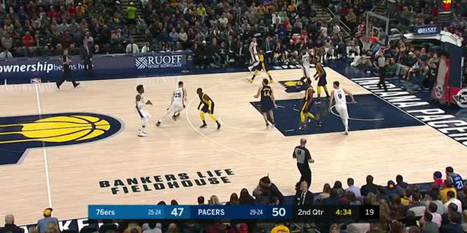 VIDEO : GAME RECAP NBA 2017-2018, Pacers 100 vs 76ers 92