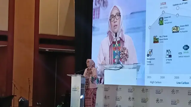 Direktur Jenderal Energi Baru Terbarukan dan Konservasi Energi (EBTKE) Kementerian Energi dan Sumber Daya Mineral (ESDM), Eniya Listiani Dewi. (Foto: Liputan6.com/Maulandy R)