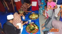 Belum Dinilai, Tumpengan 17-an Sudah Diserbu Warga Pondok Kacang
