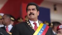 Presiden Nicola Maduro di hadapan rakyat Venezuela - AFP