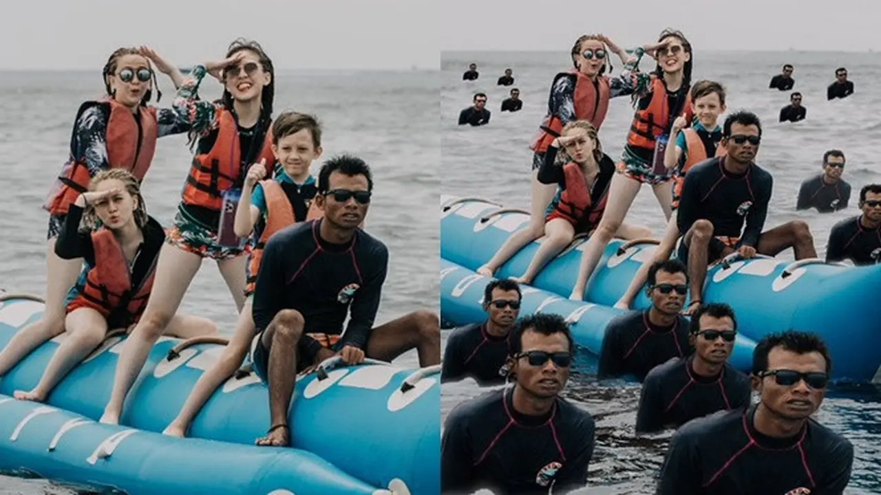 Minta Diedit Biar Masnya Hilang, 6 Hasil Foto Zara Eks JKT48 Ini Kocak
