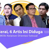Cerai, 6 Artis Ini Diduga Miliki Kelainan Orientasi Seksual (Foto: Bintang Pictures, Desain: Nurman Abdul Hakim/Bintang.com)