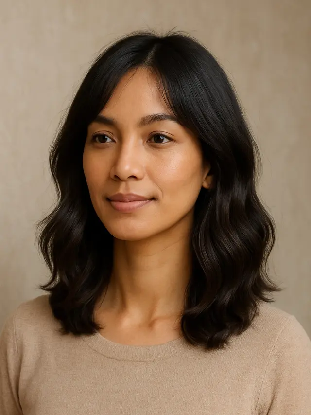 Model Rambut Wanita yang Cocok untuk Leher Panjang (Foto: ChatGPT)