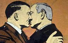 Kritik Genosida Israel di Gaza, Seniman Italia Bikin Mural Netanyahu Cium Hitler