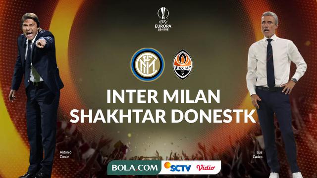 Liga Europa - Inter Milan Vs Shakhtar Donestk - Head to Head