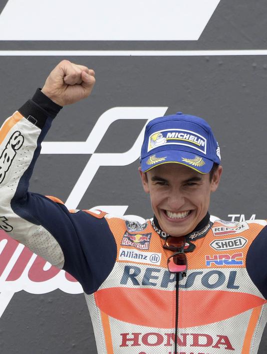 2. Marc Marquez (Repsol Honda) - 174 Poin. (AP/Jens Meyer)
