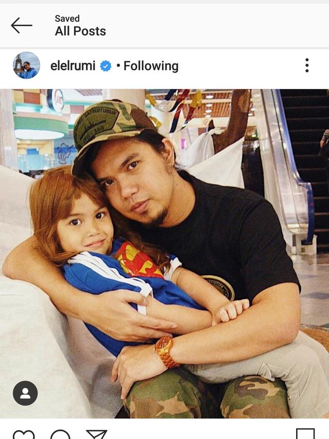 Ucapan Hari Ayah El Rumi untuk Ahmad Dhani (Instagram)