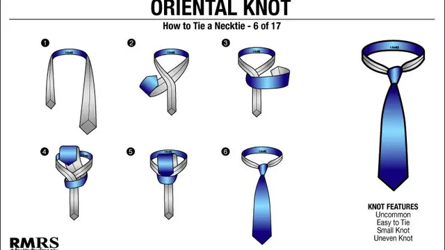 Cara memakai dasi segitiga