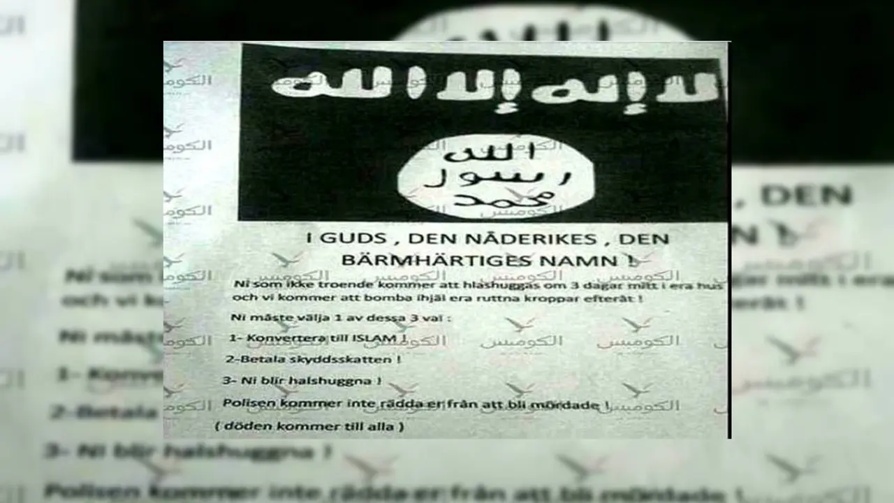 Polisi Swedia Investigasi Ancaman Surat Kaleng ISIS