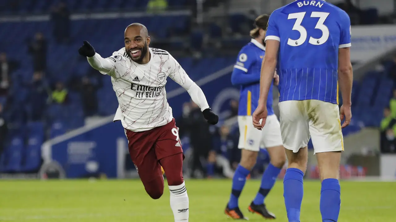 Foto Liga Inggris: Arsenal Petik Kemenangan di Markas Brighton & Hove Albion
