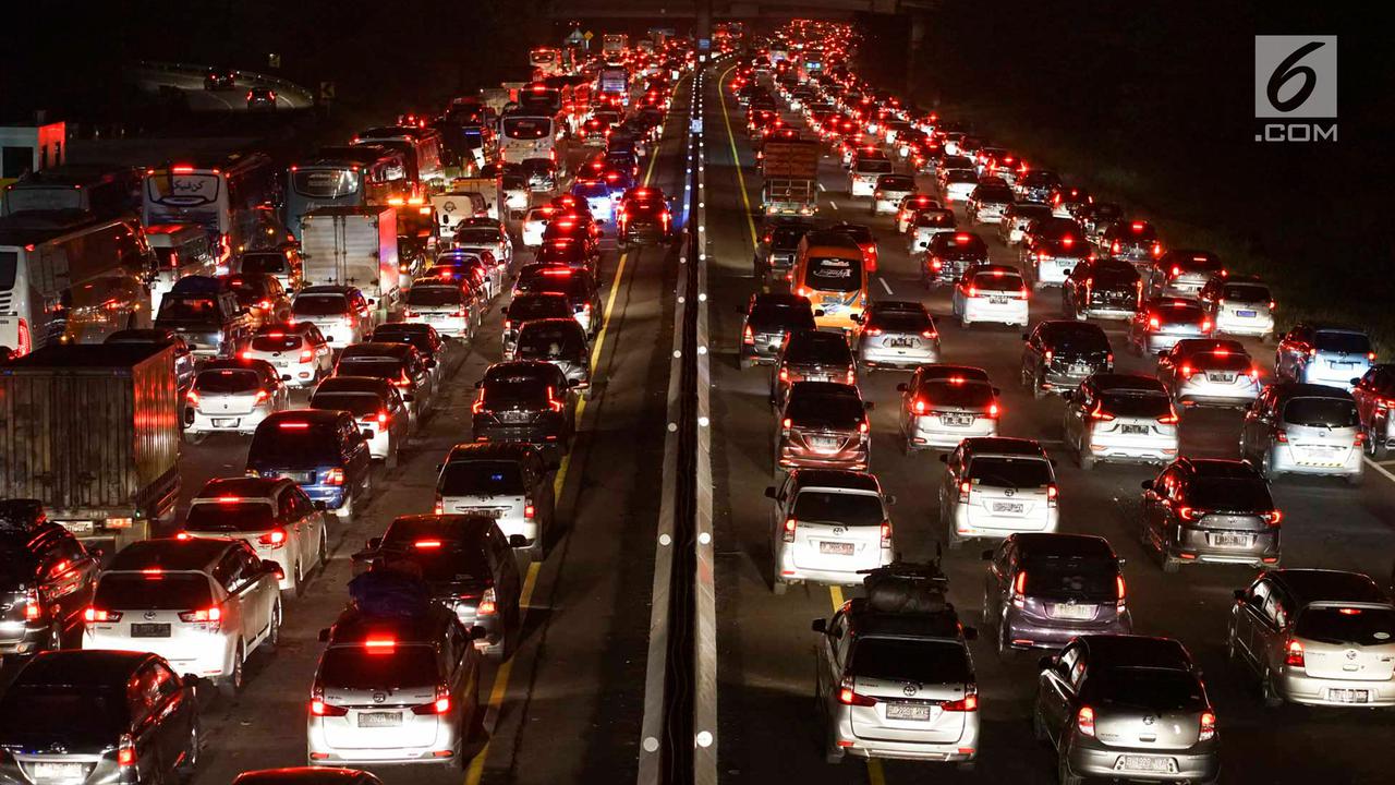 Kendaraan Padati Puncak Arus Balik Lebaran 2019