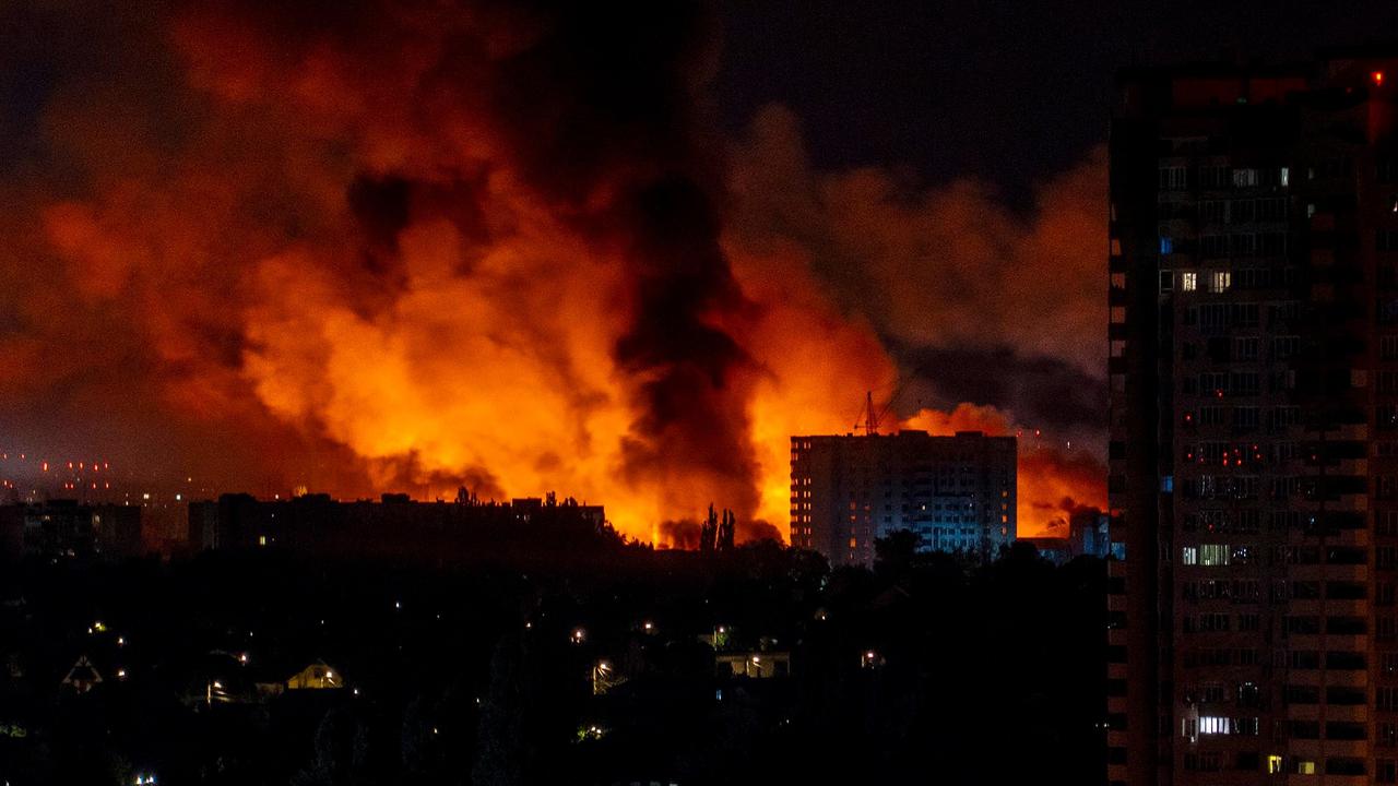 FOTO: Ledakan Mengguncang Kyiv, Rusia Luncurkan Serangan Udara Skala Besar