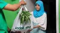 Kedai Sayur Layani Penjualan Produk Pangan bagi Pengguna Rumahan karena Pandemi Covid-19. Kredit: Kedai Sayur