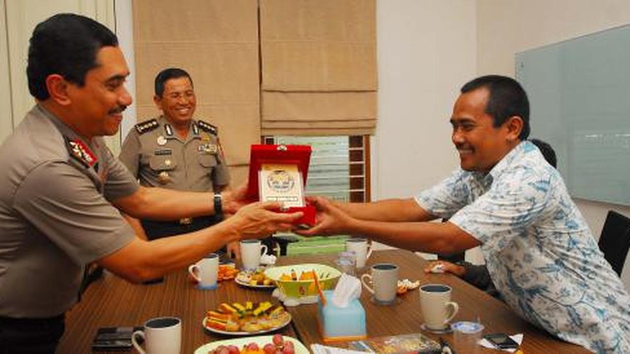 Kunjungan Tim Divisi Humas Mabes Polri ke kantor Merdeka.com