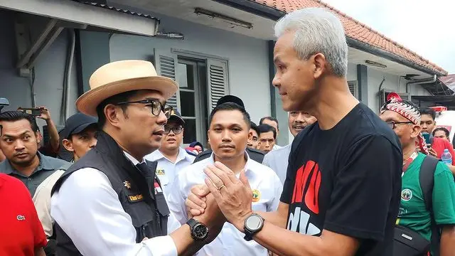 Ganjar Pranowo dan Ridwan Kamil. (Foto: Dok. Instagram @ganjar_pranowo)