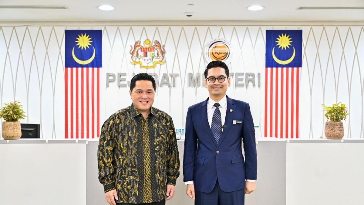 Temui Menpora Malaysia, Erick Thohir Bahas Strategi SEA Games 2027