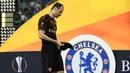 Reaksi kecewa kiper Arsenal, Petr Cech setelah dikalahkan Chelsea pada laga final Liga Europa 2018/2019 di Baku Olympic Stadium, Baku, Azerbaijian, 29 Mei 2019. Cech hengkang dari Chelsea pada 2015 setelah menerima pinangan sang rival sekota, Arsenal dengan harga 14 juta euro. (AFP/Kirill Kudraytsev)